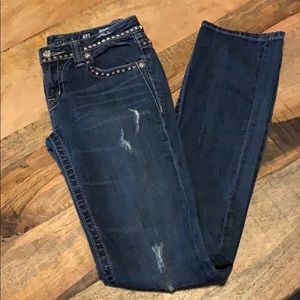 Miss Me boot cut denim jeans 28r